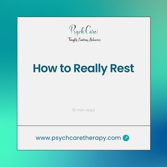 How to Really Rest
