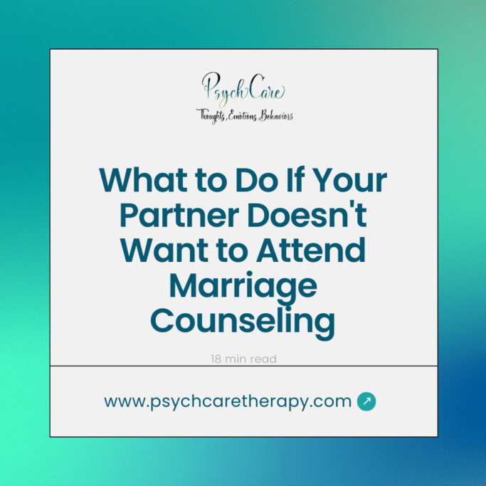 What to Do If Your Partner Doesn't Want to Attend Marriage Counseling