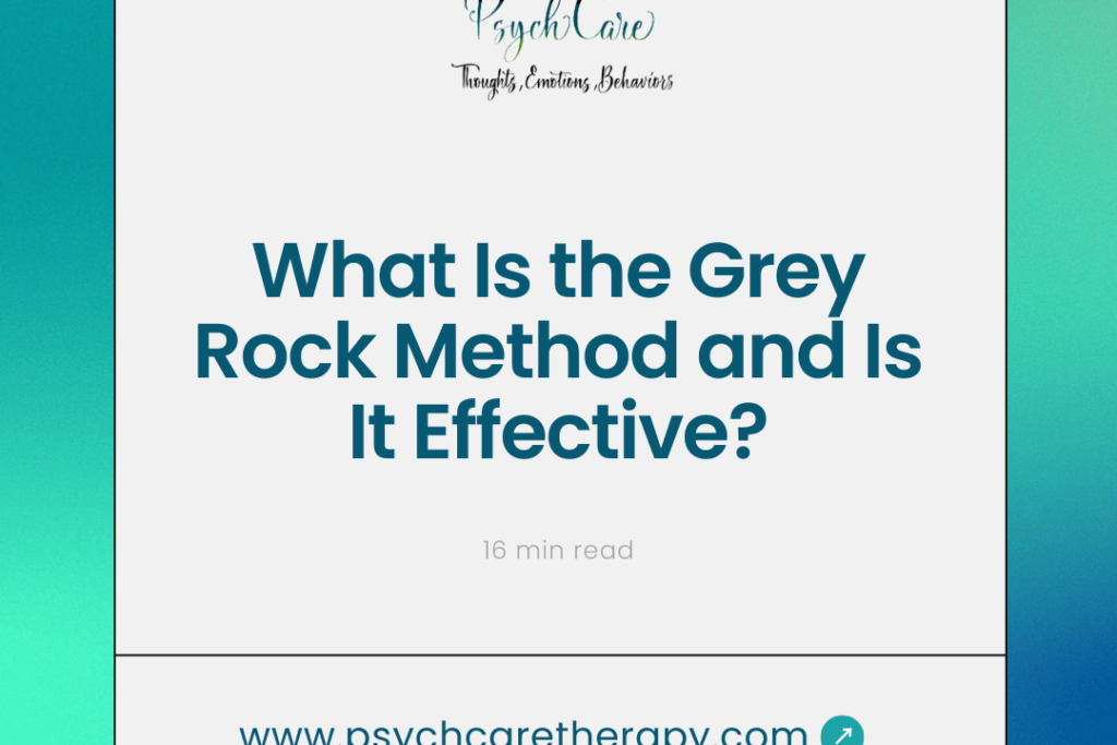 What Is the Grey Rock Method and Is It Effective?