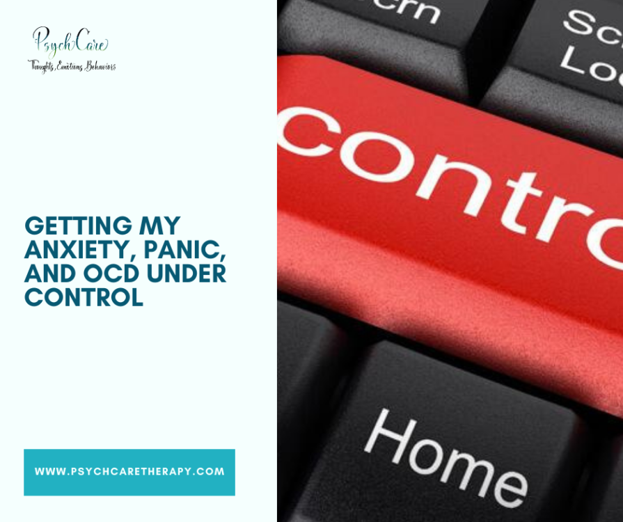 Getting My Anxiety, Panic, and OCD Under Control