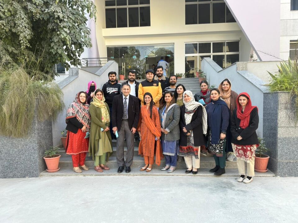 A faculty training session on Psychological Advisory in Higher Education, led by Dr. Semra Salik, Clinical Psychologist at Fazaia Medical College, at Air University’s Centre of Professional Development